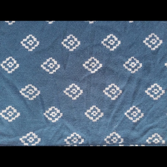 Lucky Brand scoop neck blue printed tee dress - Picture 7 of 8